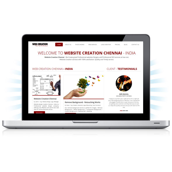 website creation chennai